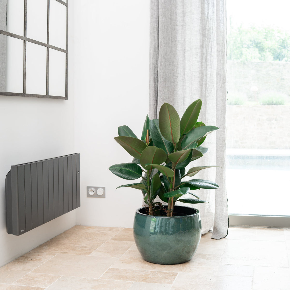 Keramiktopf ROMULUS Jadegrün – Provence-Stil, robust und elegant