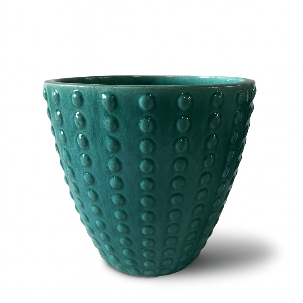 Keramik-Blumentopf ATTILA - Türkis