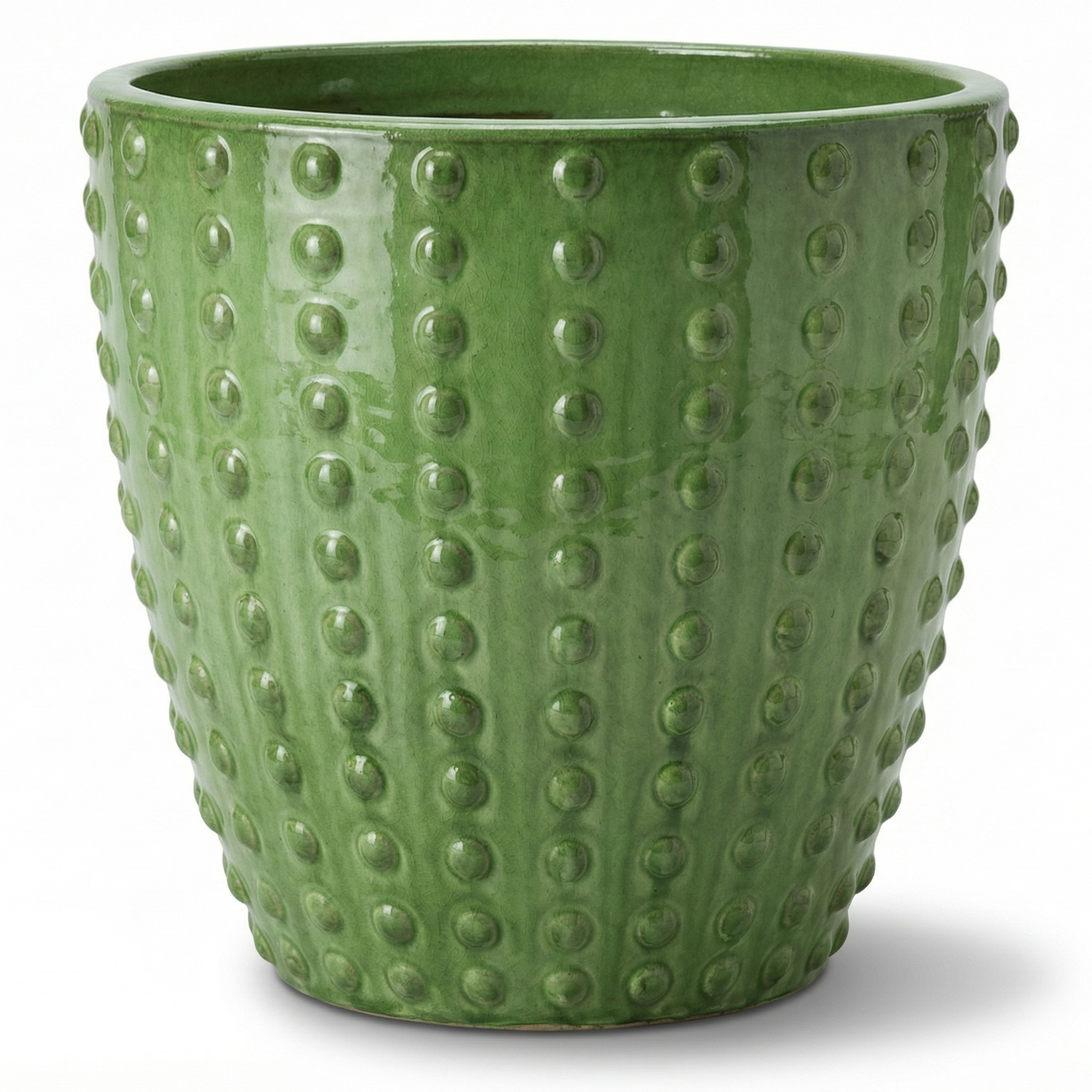 Keramik-Pflanzkübel ATTILA - Apfelgrün