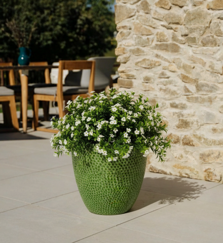 Keramik-Blumentopf CIGALINE - Apfelgrün