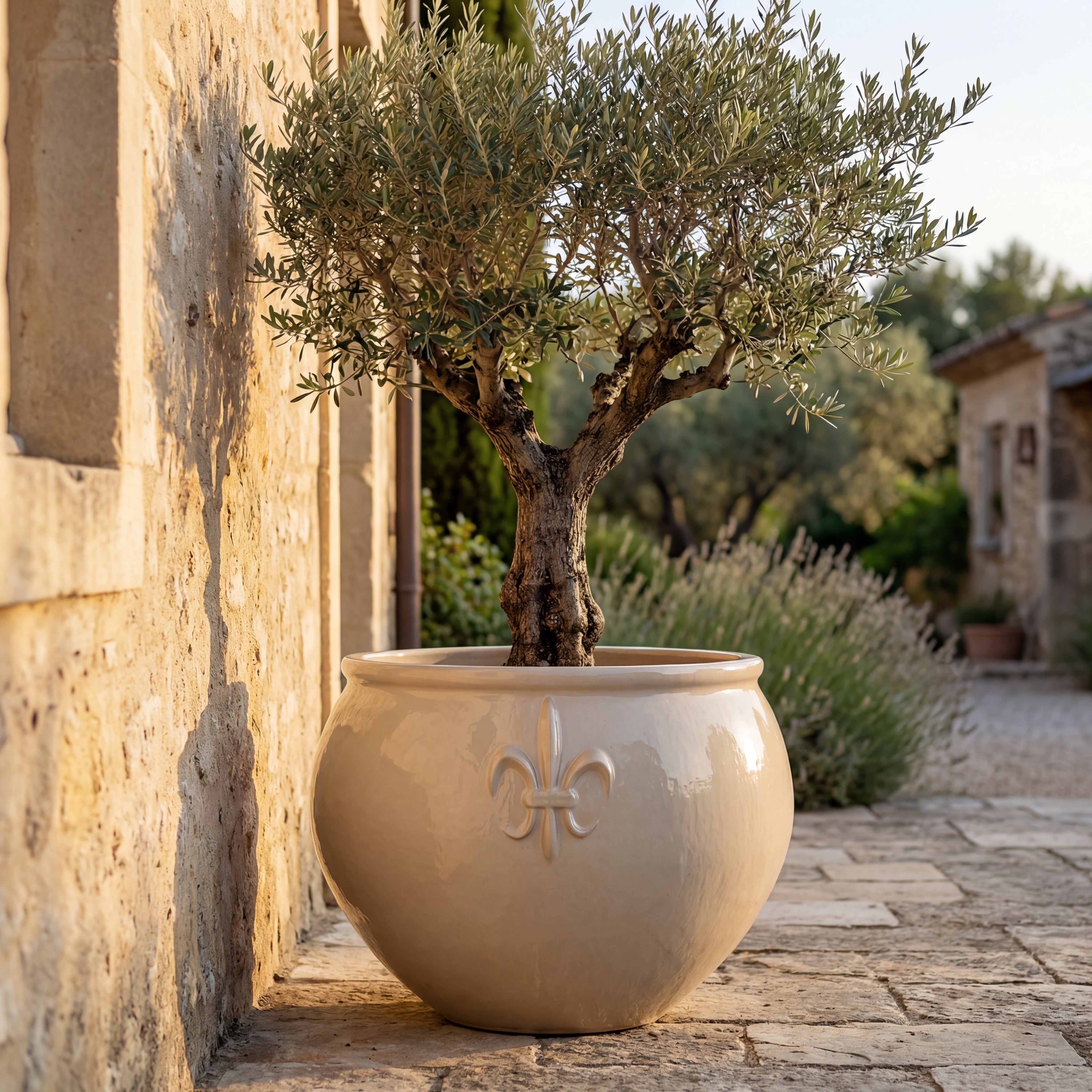 Provencelia CLOVIS Crème – Premium Keramiktopf, zeitloses Design