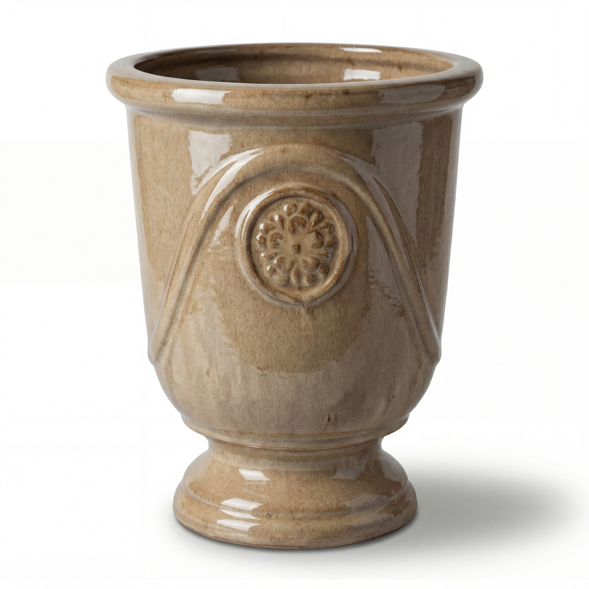 Keramik-Pflanzkübel MOLIÉRE - Sandfarben