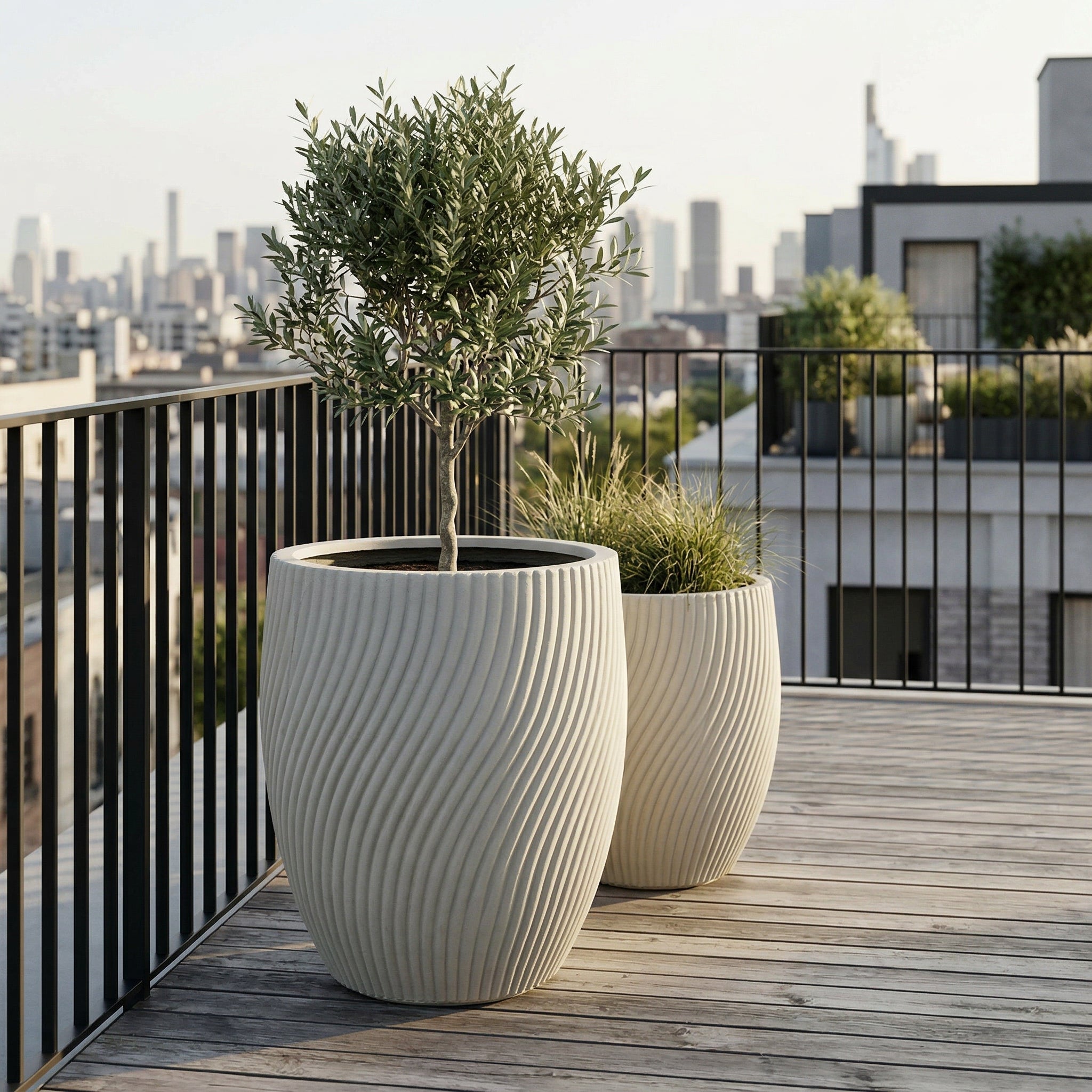Provencelia SOLSTICE Beige – Premium Keramiktopf, zeitloses Design