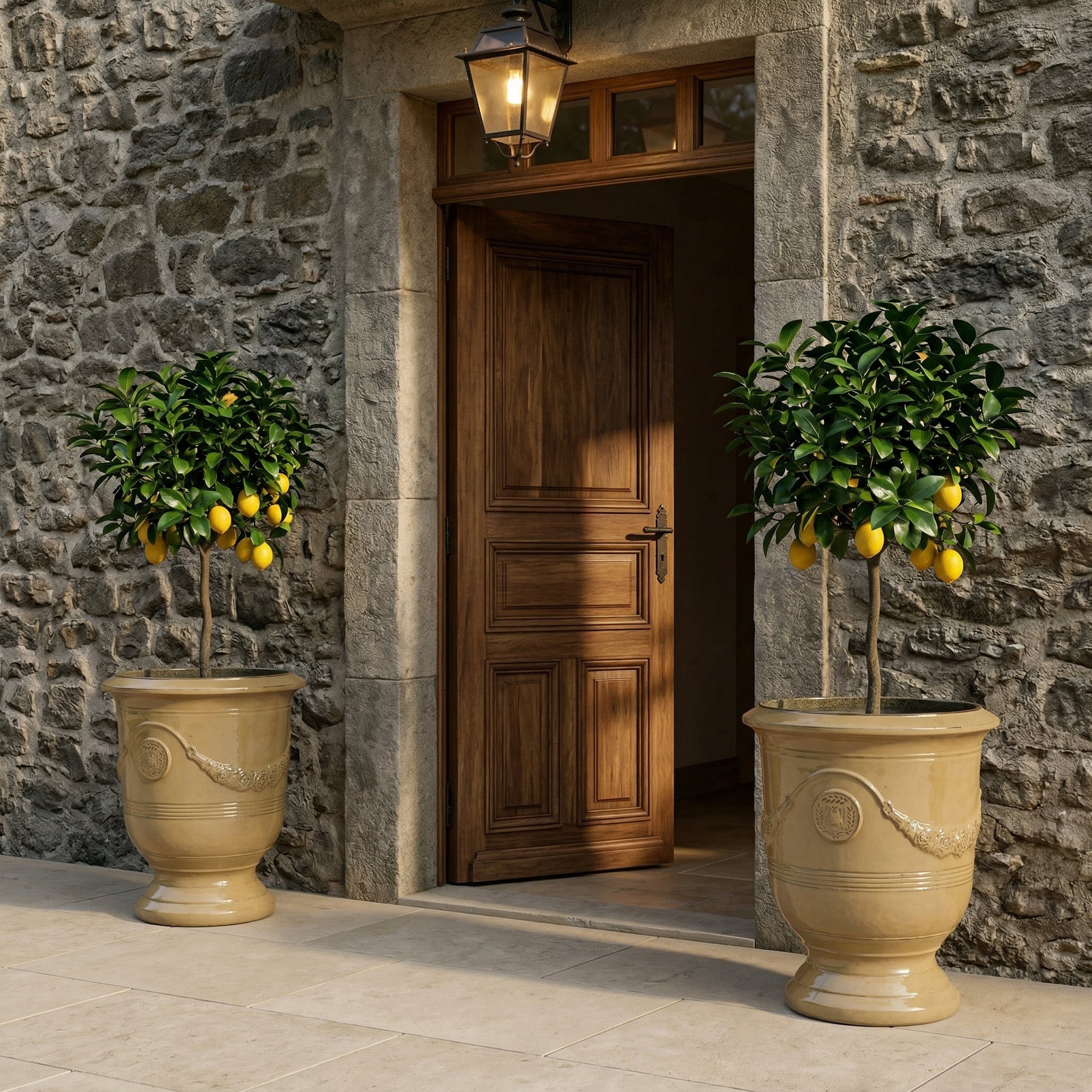 Keramiktopf RICHELIEU Gelb – Provence-Stil, robust und elegant