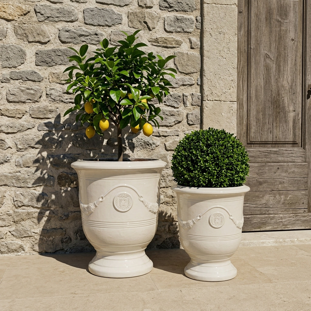 Provencelia RICHELIEU Perlová – Premium Keramiktopf, zeitloses Design