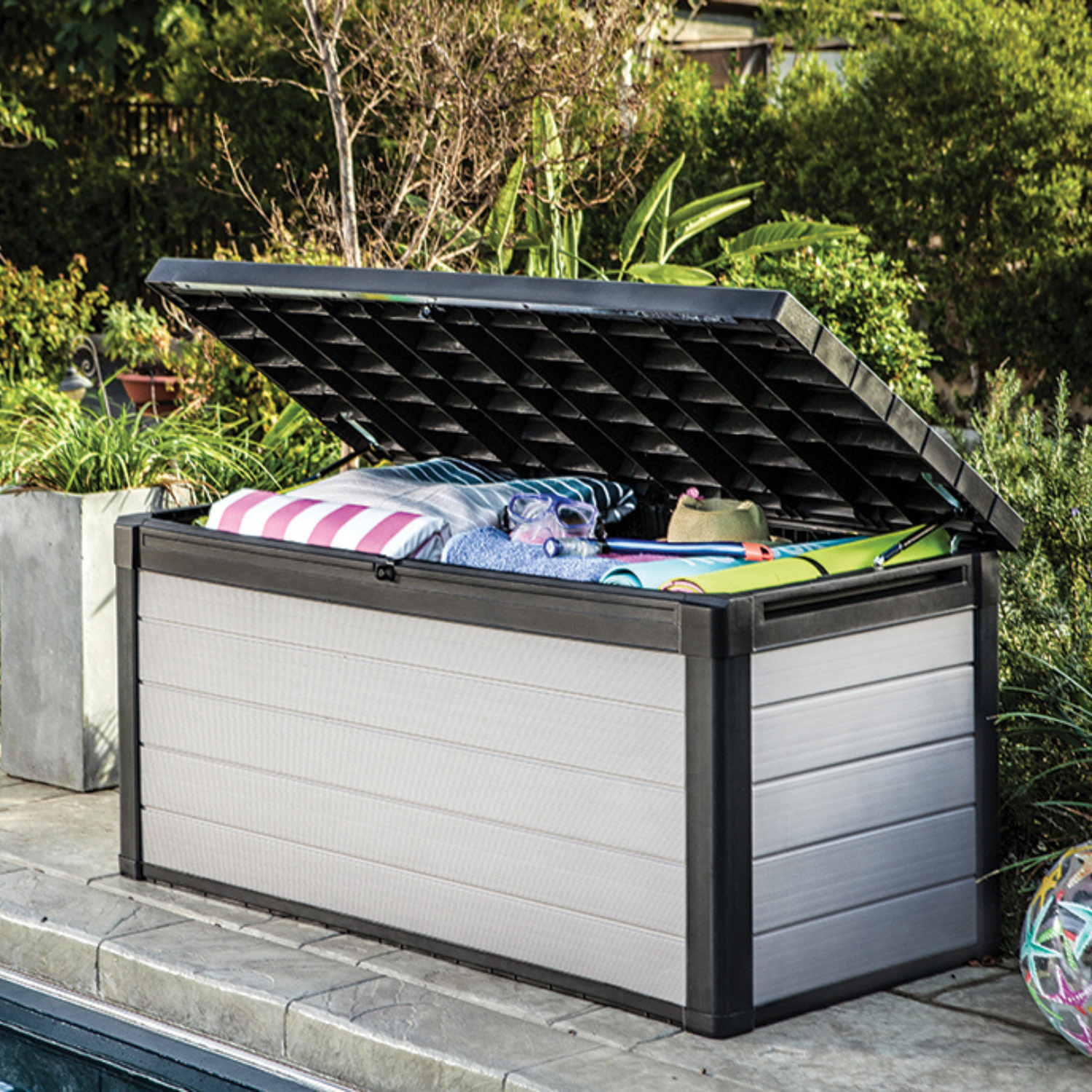 Keter Denali DuoTech 570 L — Aufbewahrungsbox 152×72×70 cm, Grau