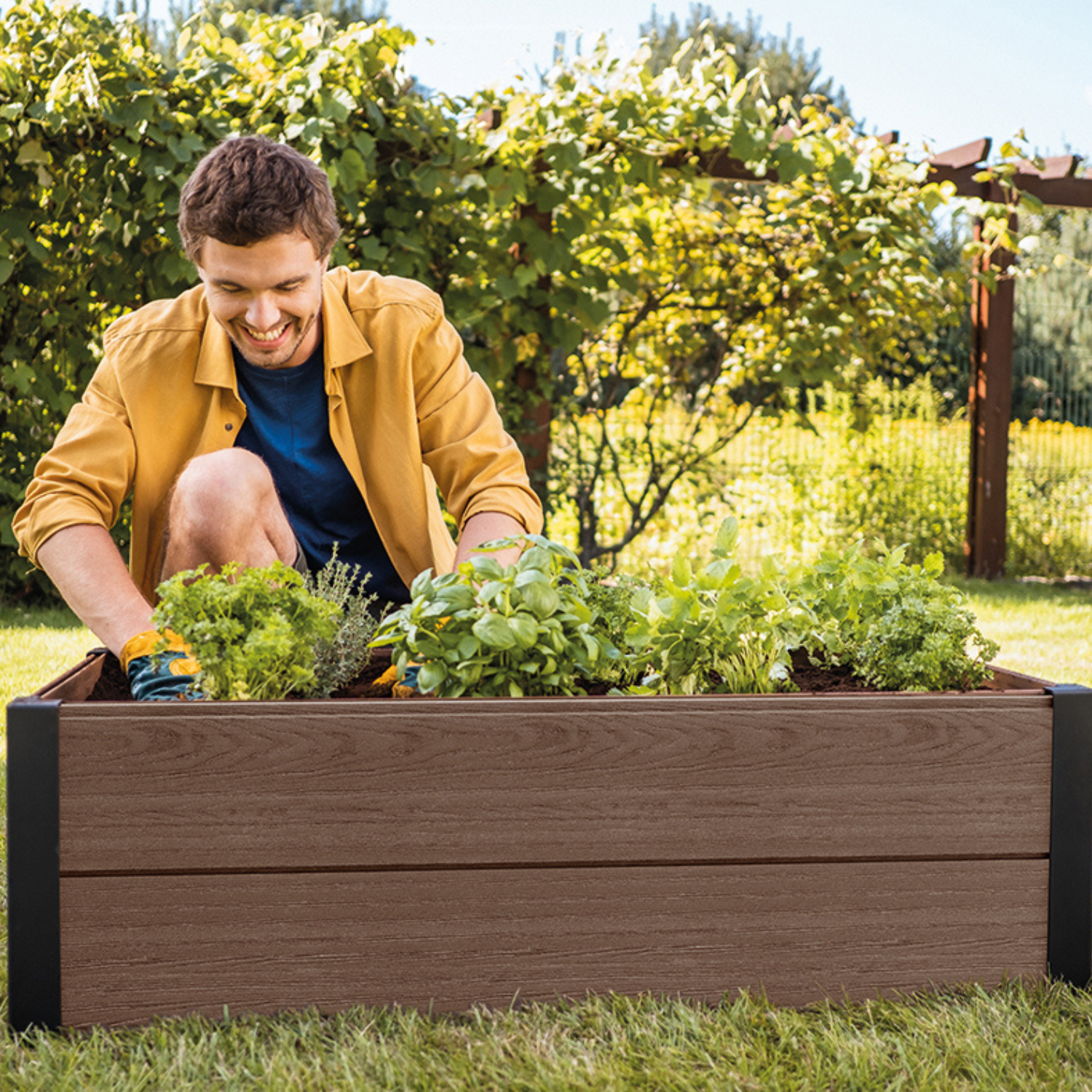 Keter Maple Garden Bed — Hochbeet 106×50 cm, Braun