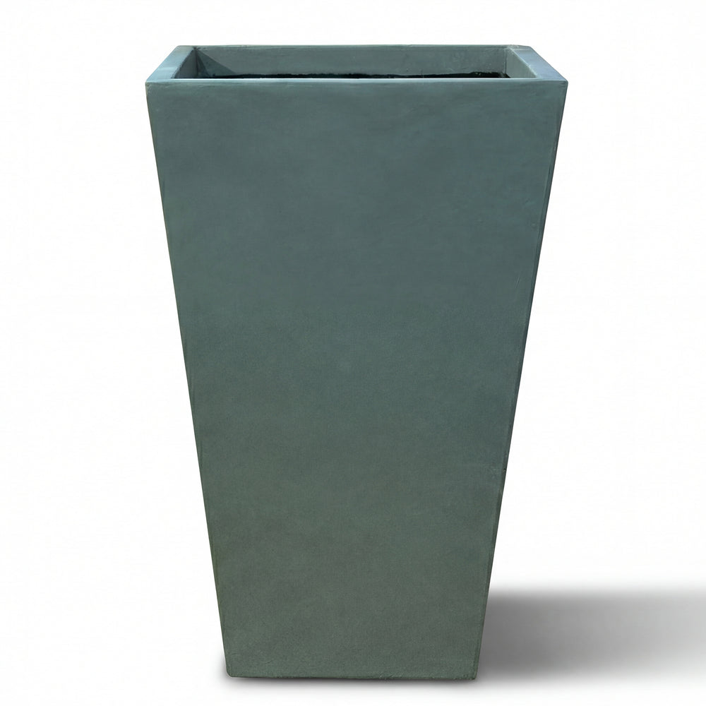 Beton-Pflanzkübel AERIS – Dunkelgrün - XXXL (60 x 60 x 102 cm)