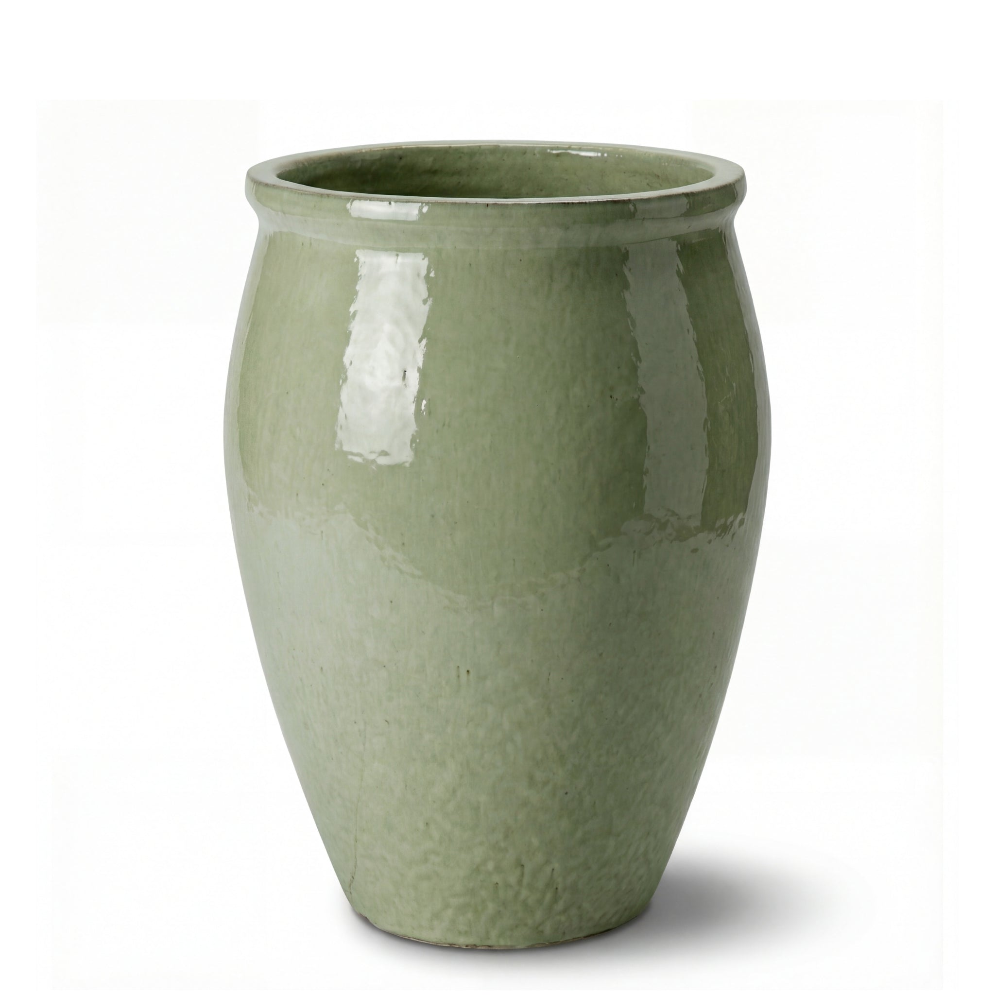 Keramický květináč BACCHUS - Nefritově perlová