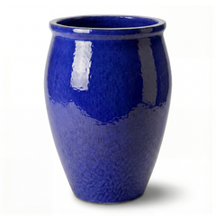 Keramik-Pflanzkübel BACCHUS – Majorelle-Blau