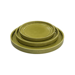 Untersetzer für Pflanzkübel – Apfelgrün