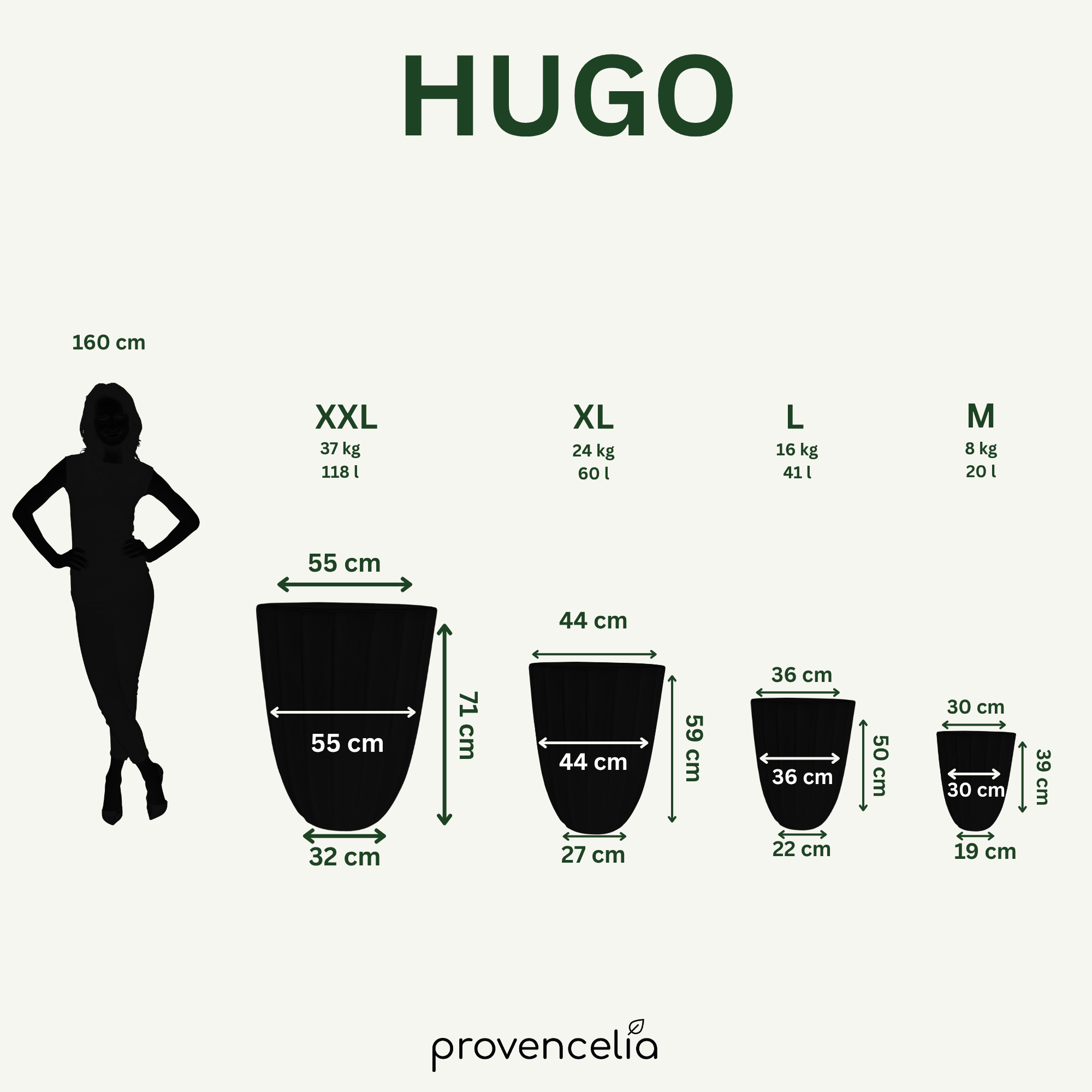 Keramik-Pflanzkübel Hugo - Creme