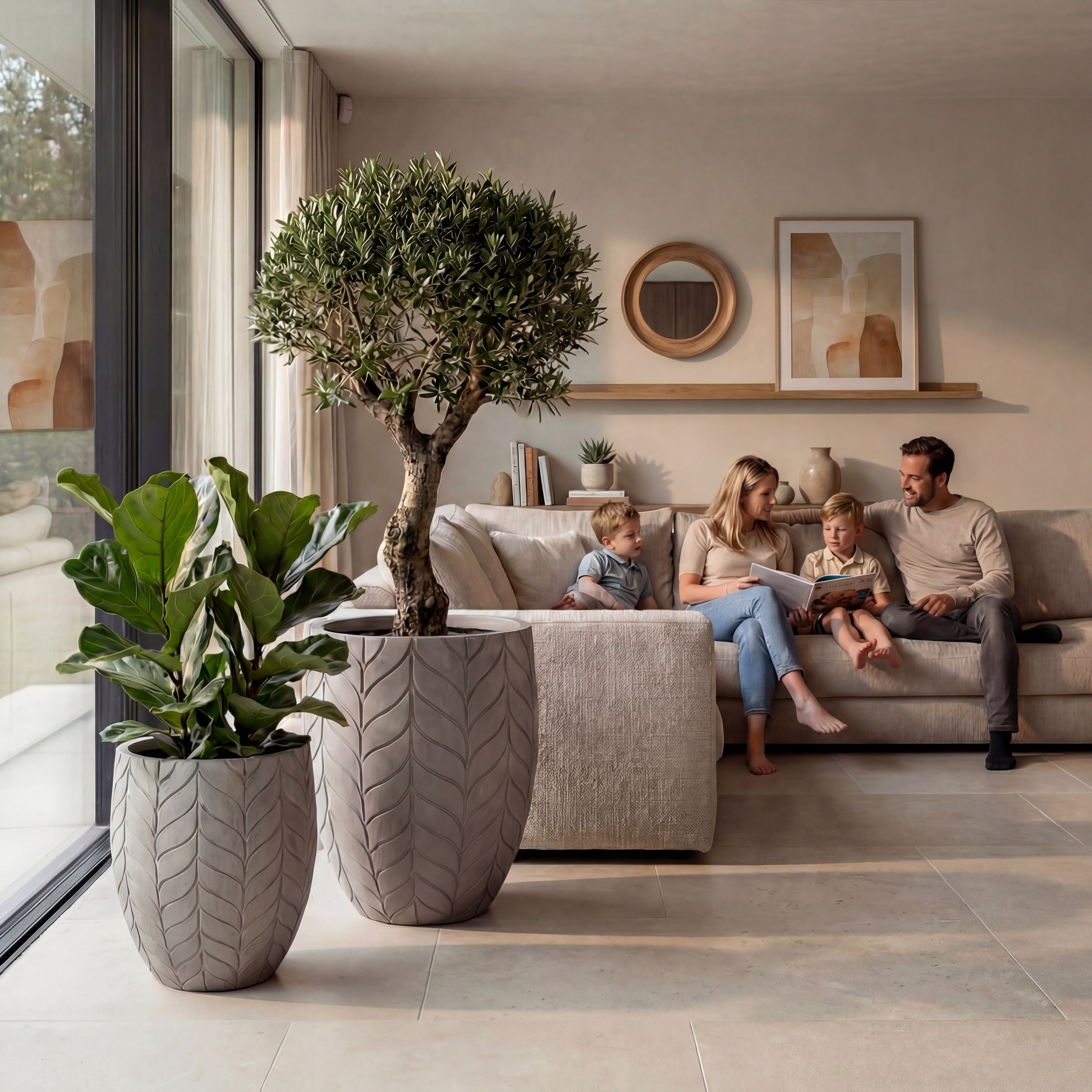 Betonový květináč ESSENCE - doplňující náhled