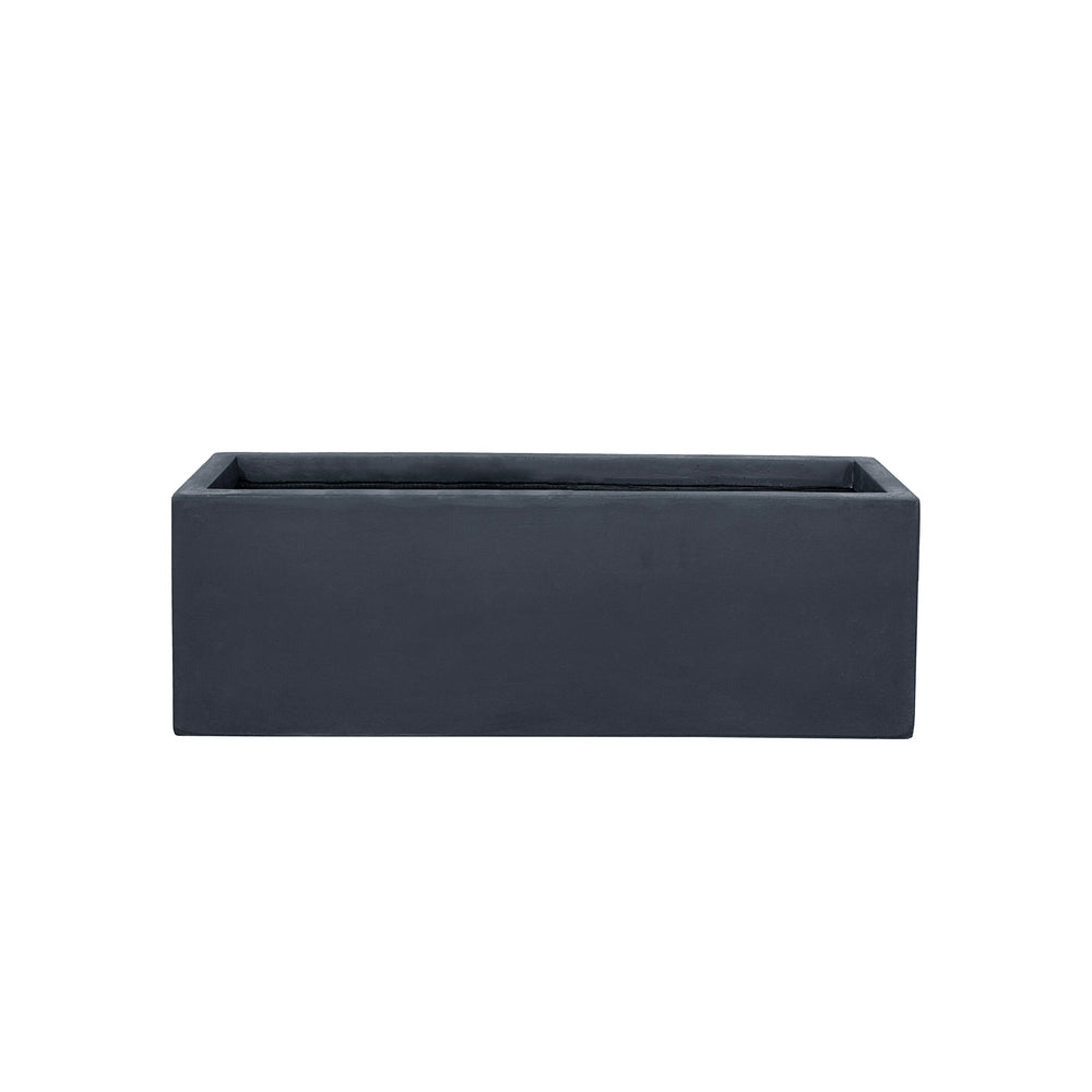 Beton-Pflanzkübel Horizon (65 x 16 x 18 cm) – Dunkelgrau
