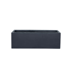 Beton-Pflanzkübel Horizon (65 x 16 x 18 cm) – Dunkelgrau