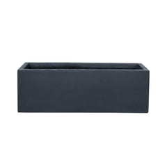 Beton-Pflanzkübel Horizon (75 x 24 x 25 cm) – Dunkelgrau