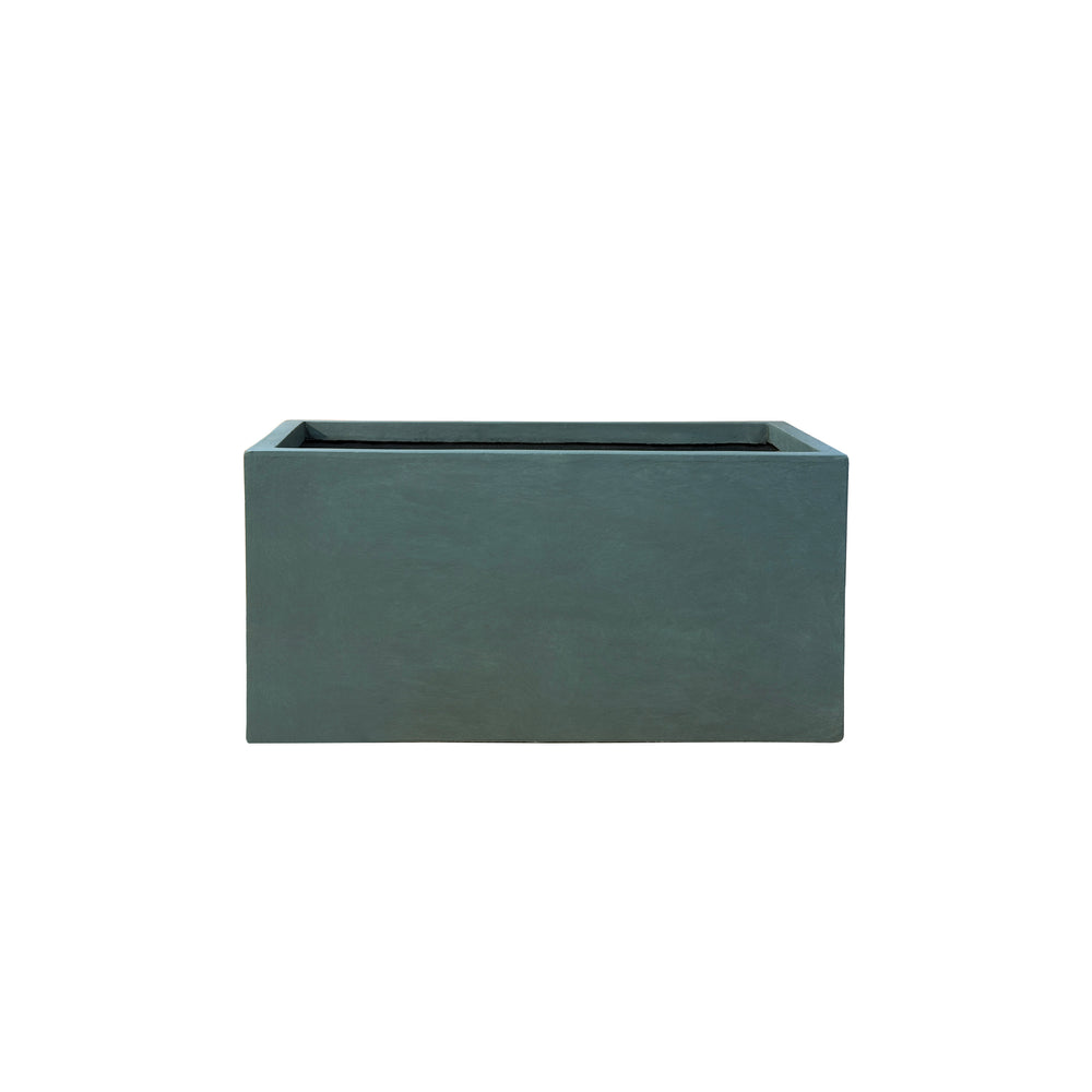 Beton-Pflanzkübel Horizon (79 x 37 x 37 cm) – Dunkelgrün