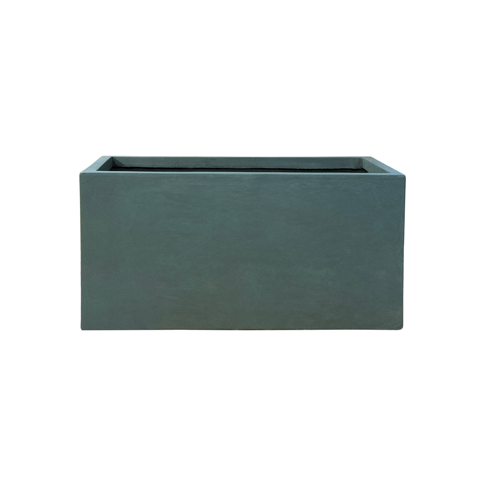 Beton-Pflanzkübel Horizon (99 x 46 x 46 cm) – Dunkelgrün