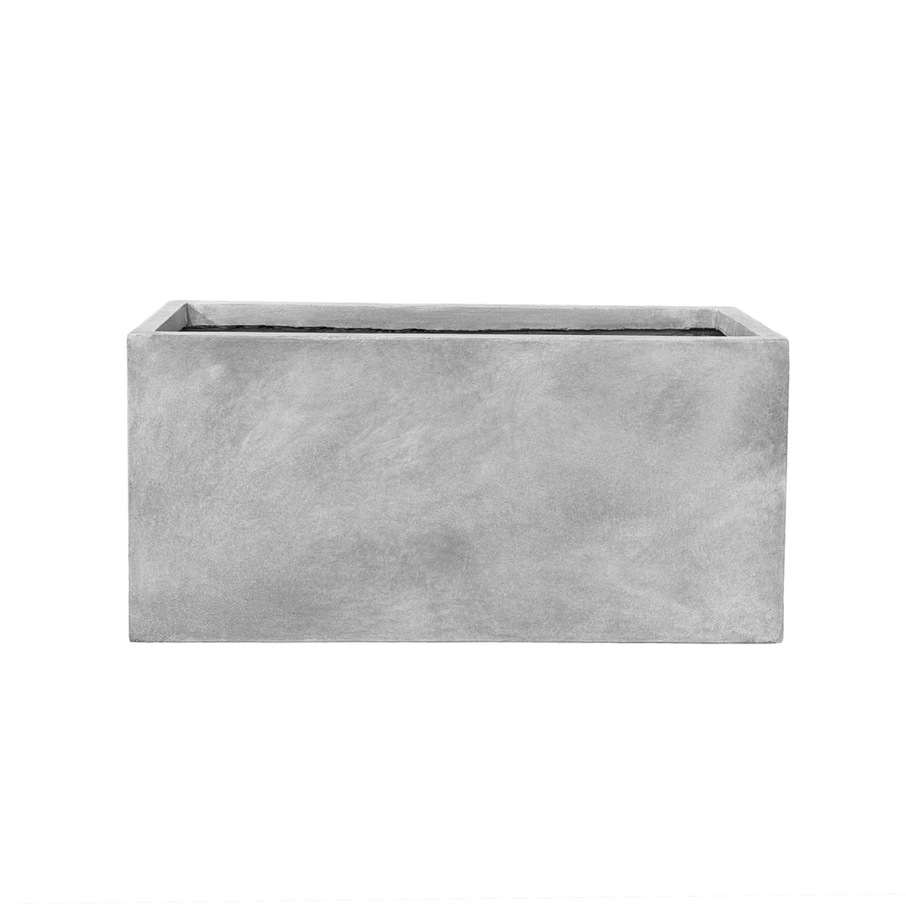 Beton-Pflanzkübel Horizon (99 x 46 x 46 cm) – Lichtgrau