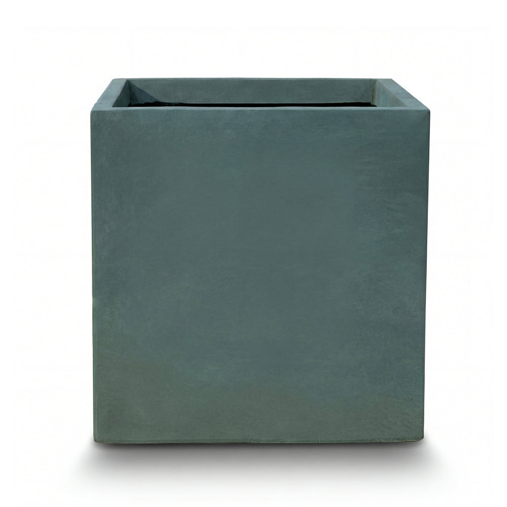 Beton-Pflanzkübel Kubix (60 x 60 x 60 cm) – Dunkelgrün
