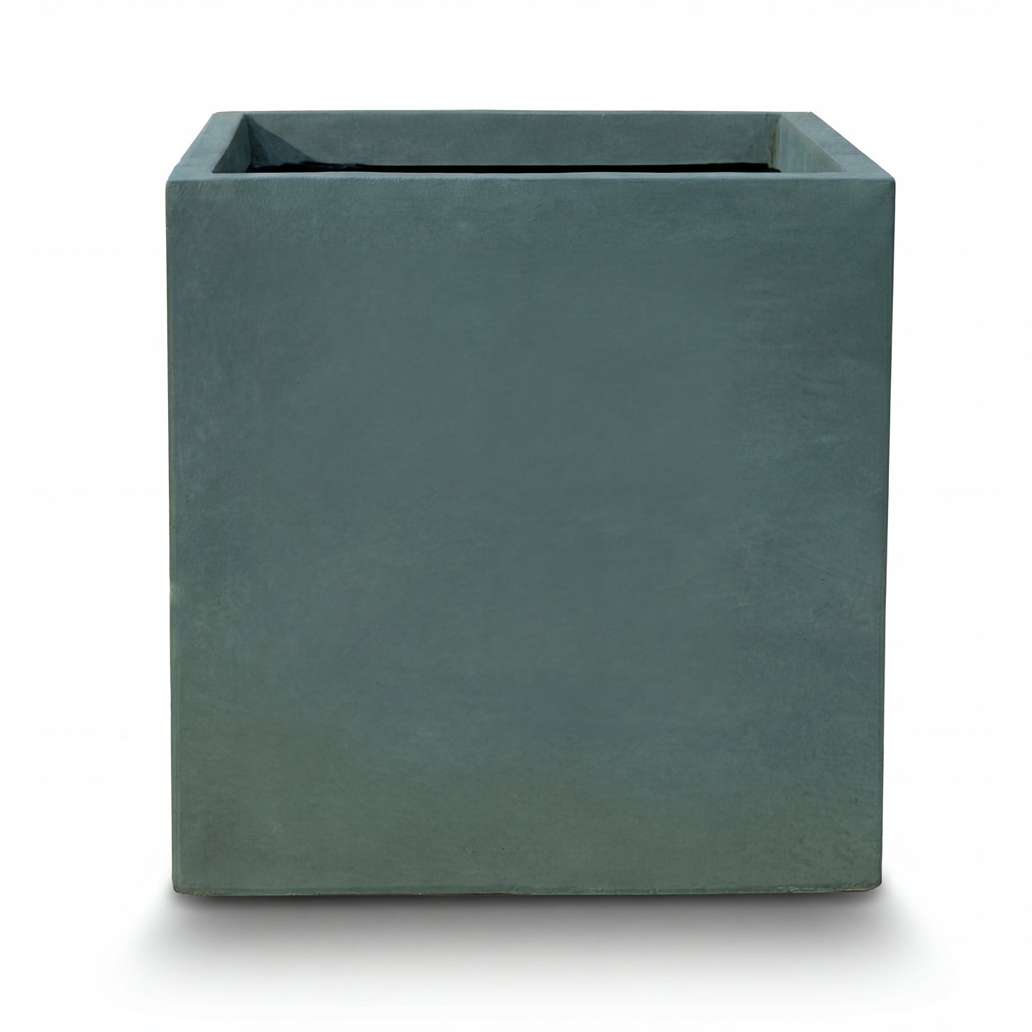 Beton-Pflanzkübel Kubix (75 x 75 x 75 cm) – Dunkelgrün