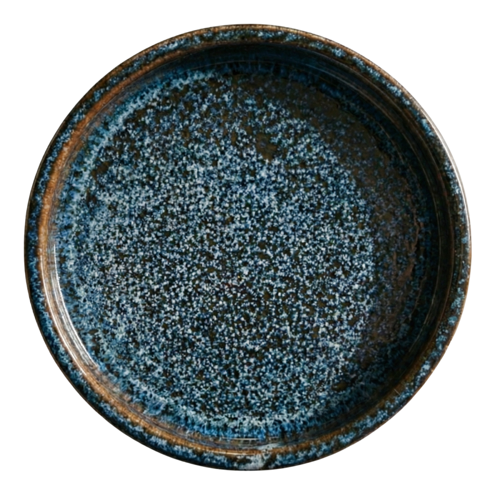 Untersetzer für Blumentopf – Eisblau