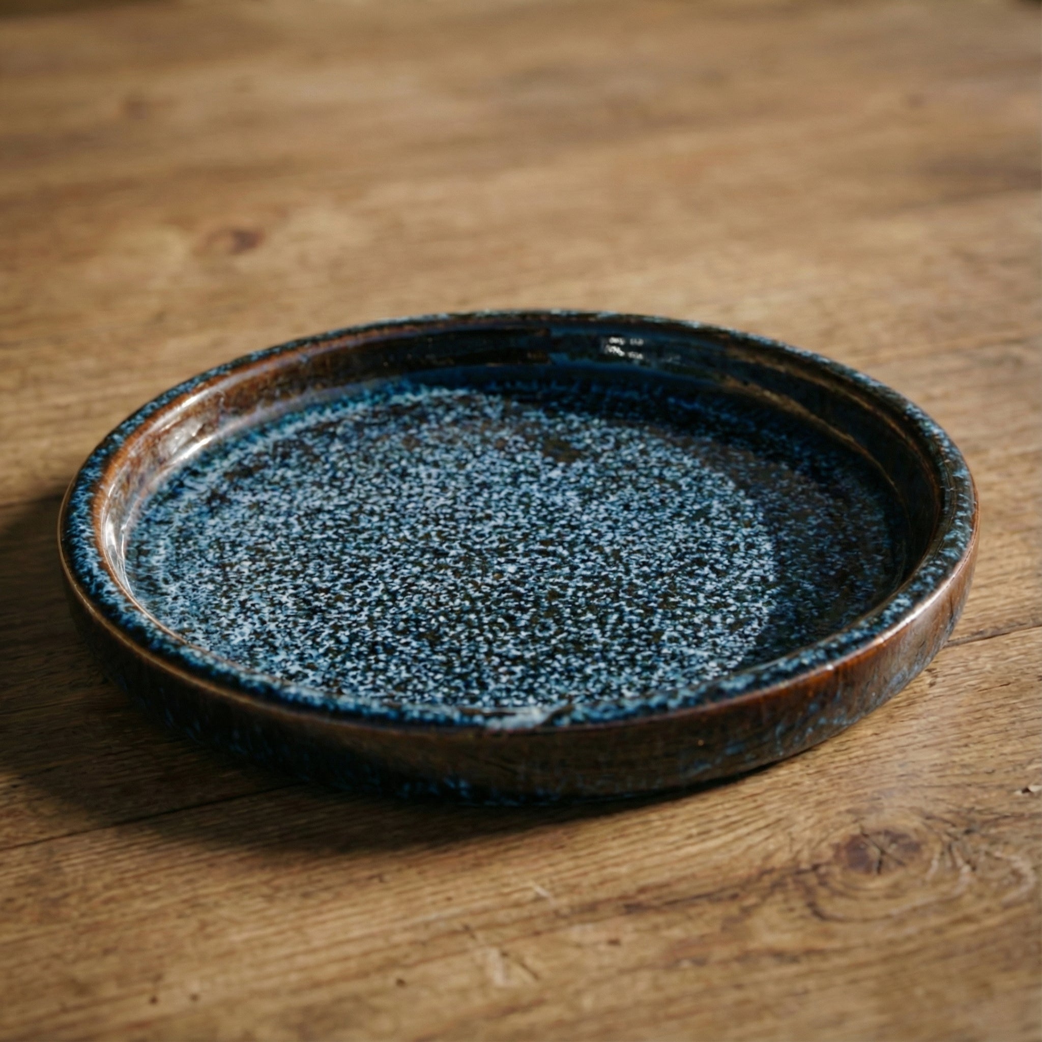 Untersetzer für Blumentopf – Eisblau