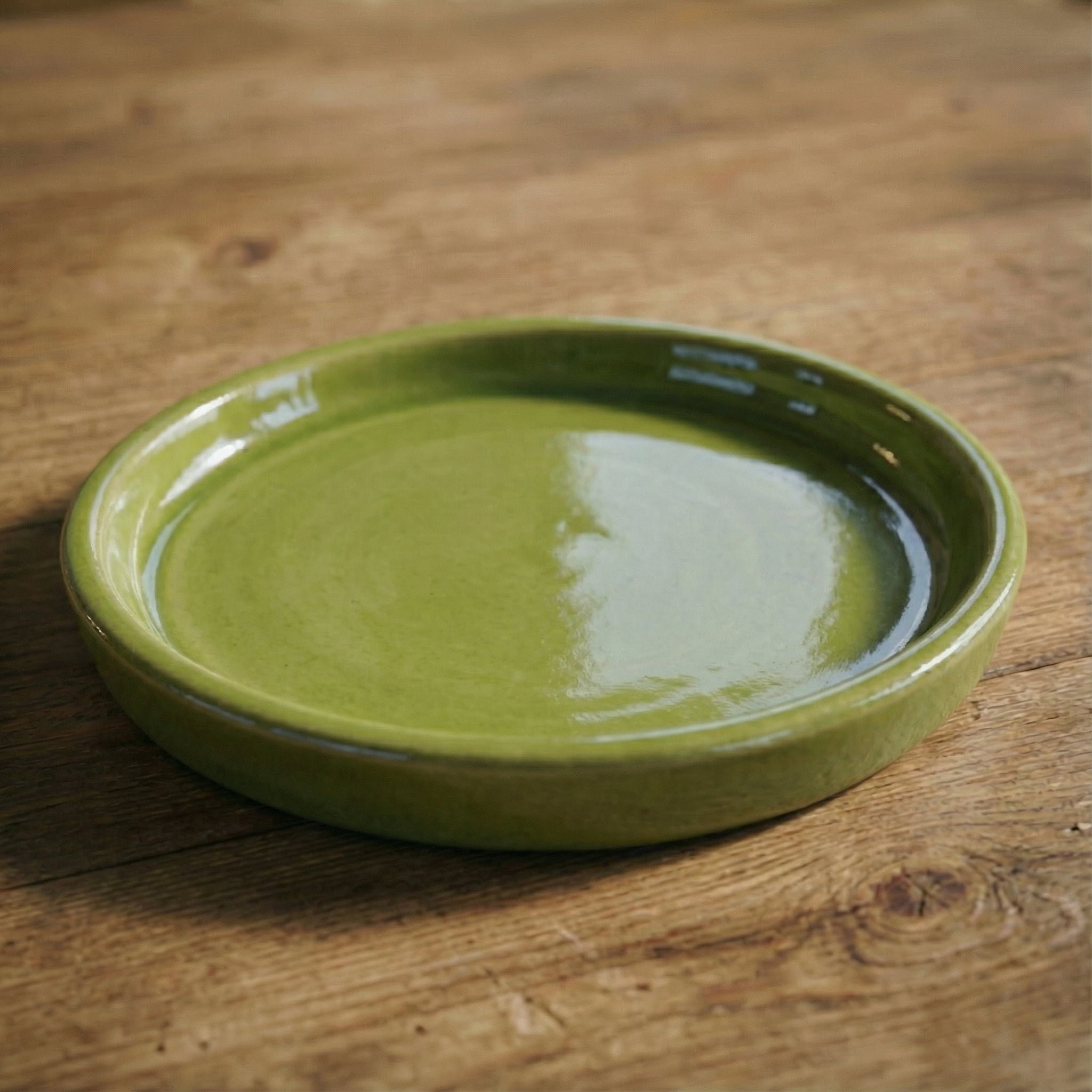 Untersetzer für Blumentopf – Olivgrün