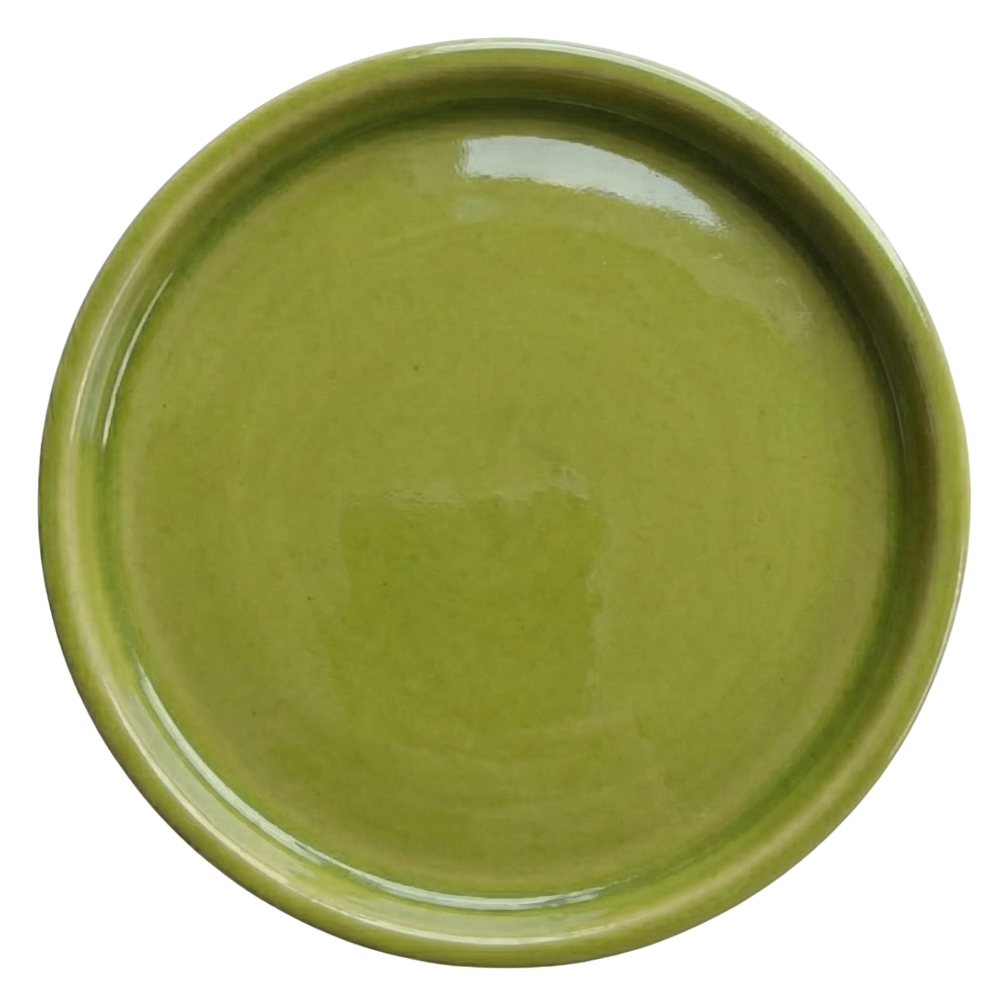 Untersetzer für Blumentopf – Olivgrün