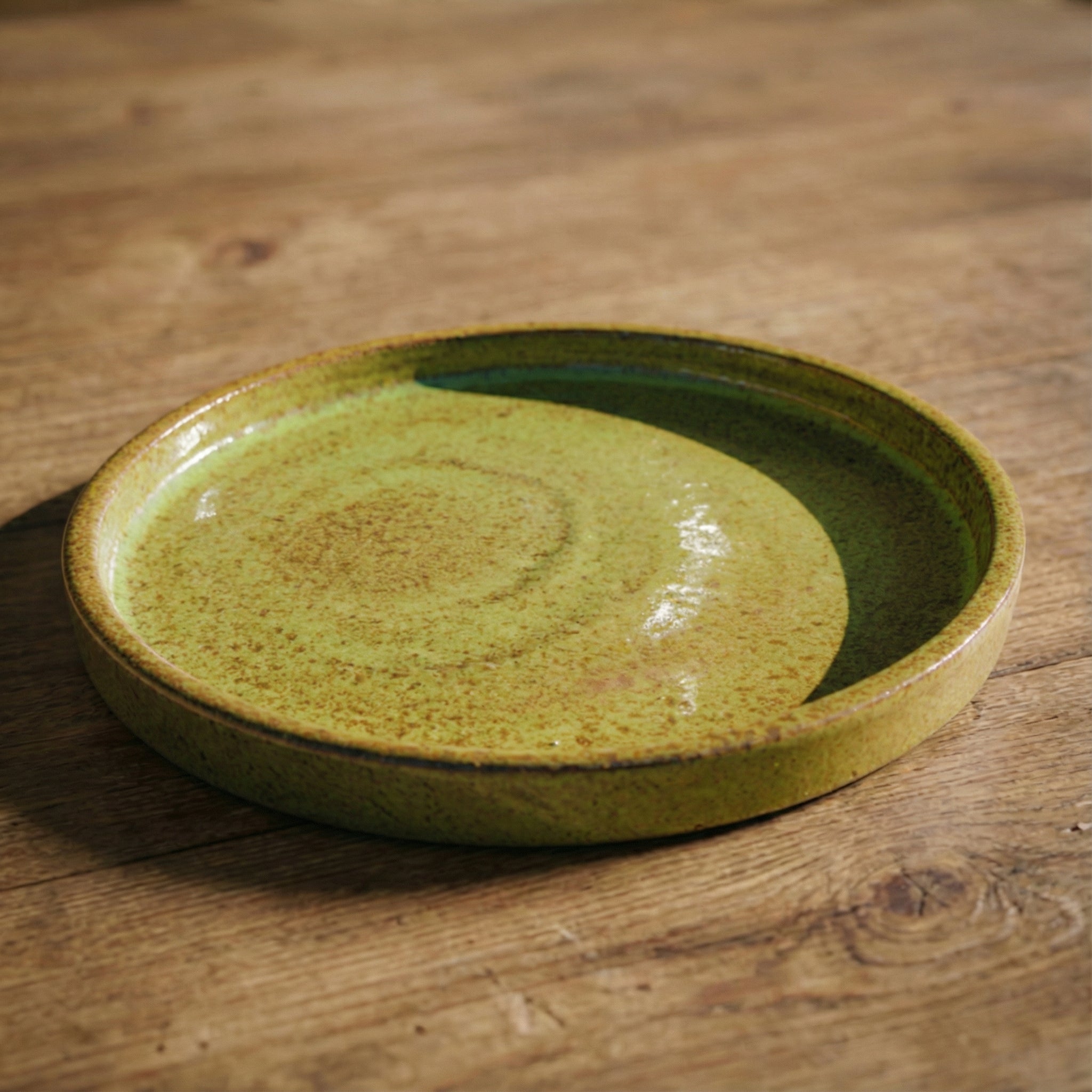 Untersetzer für Blumentopf – Herbstgrün