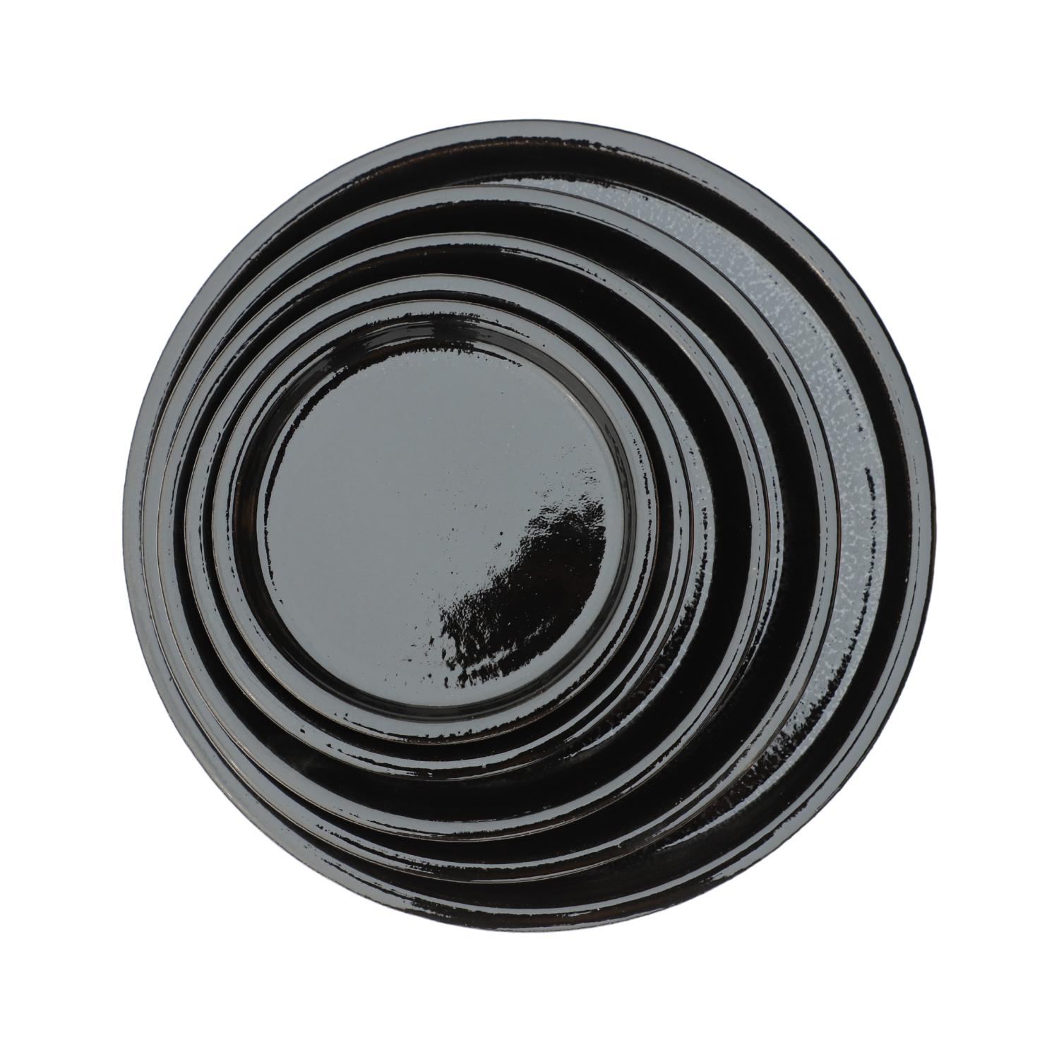 Untersetzer für Blumentopf – Schwarz