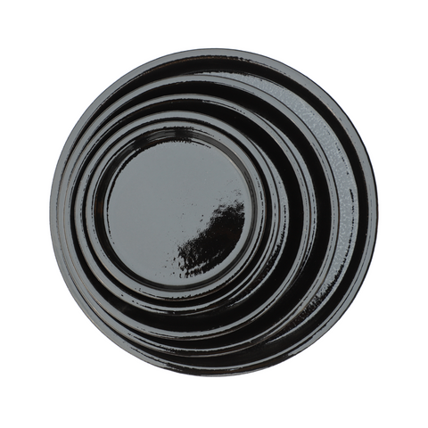 Untersetzer für Blumentopf – Schwarz