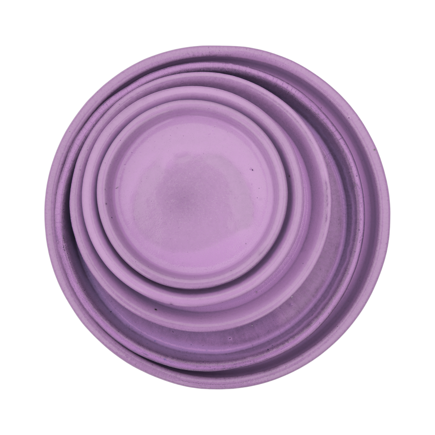 Untersetzer für Blumentopf – Herbstliches Violett