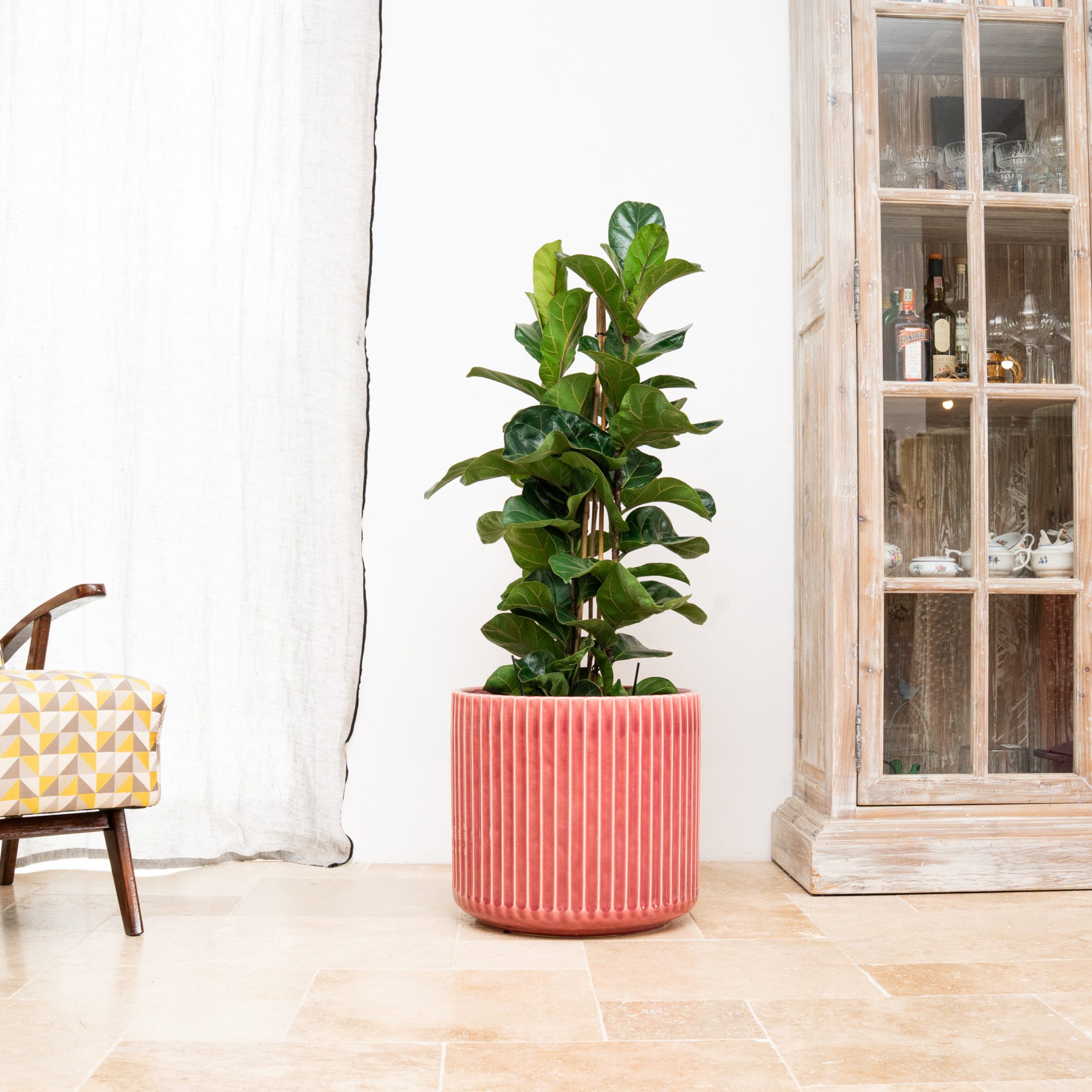 Keramik-Blumentopf LONDON – Rosa