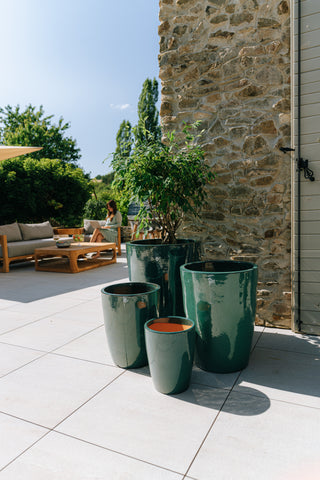 Keramik-Blumentopf Mazarin - Jade