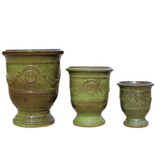 Keramik-Blumentopf RICHELIEU - Tropisches Grün