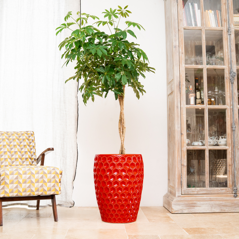 Keramik-Blumentopf VERSAILLE - Rot