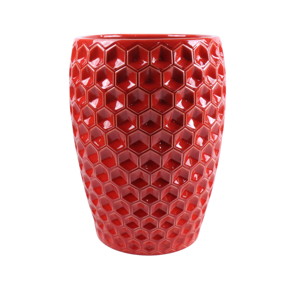 Keramik-Pflanzkübel VERSAILLE - Rot - XL (38 x 54 cm)