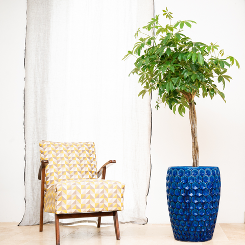 Keramik-Blumentopf VERSAILLE - Blau