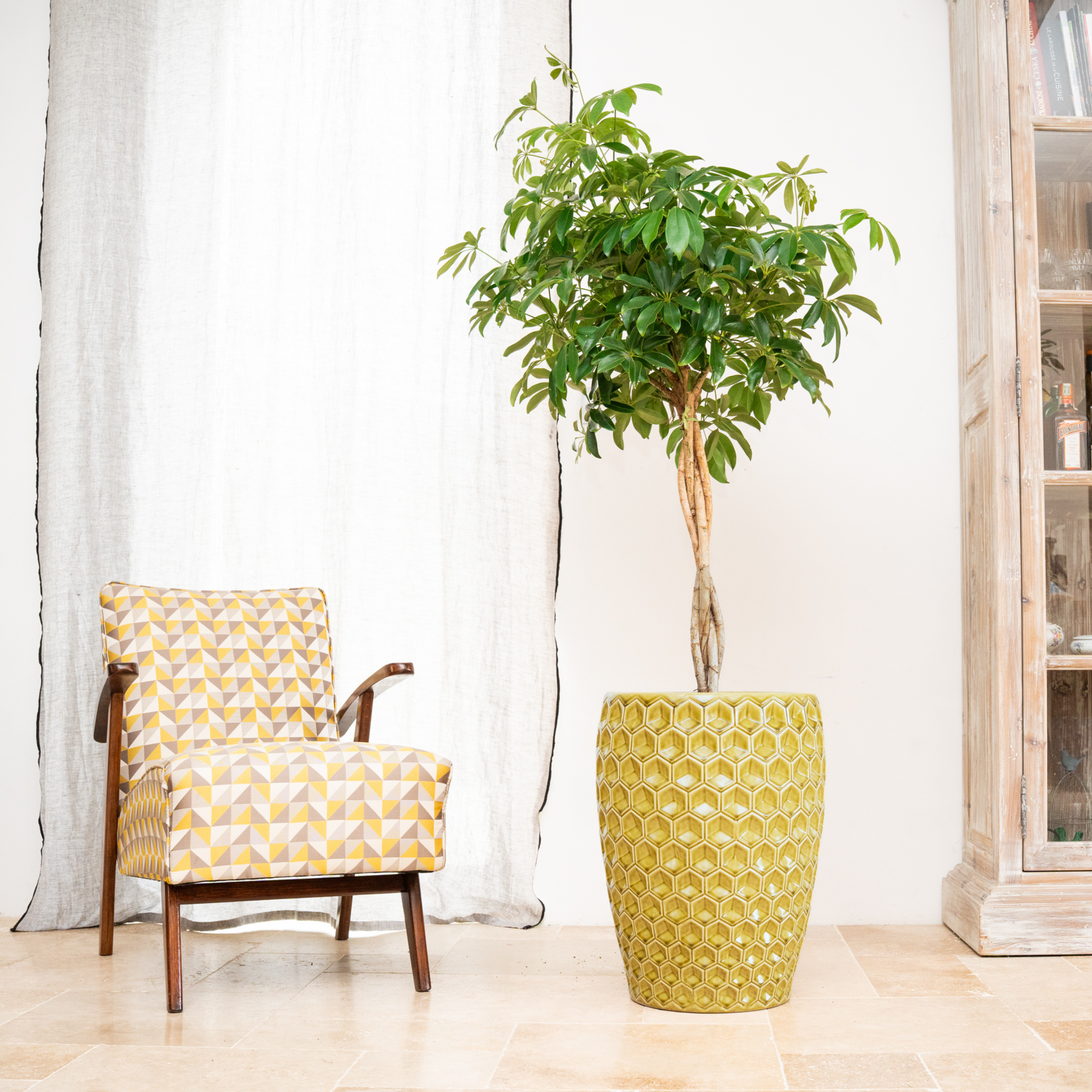 Keramik-Blumentopf VERSAILLE - Gelb