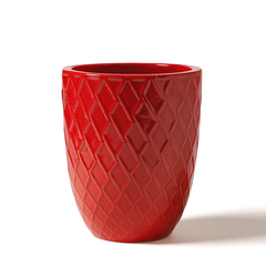 Keramický květináč Zeus - Císařská červená
