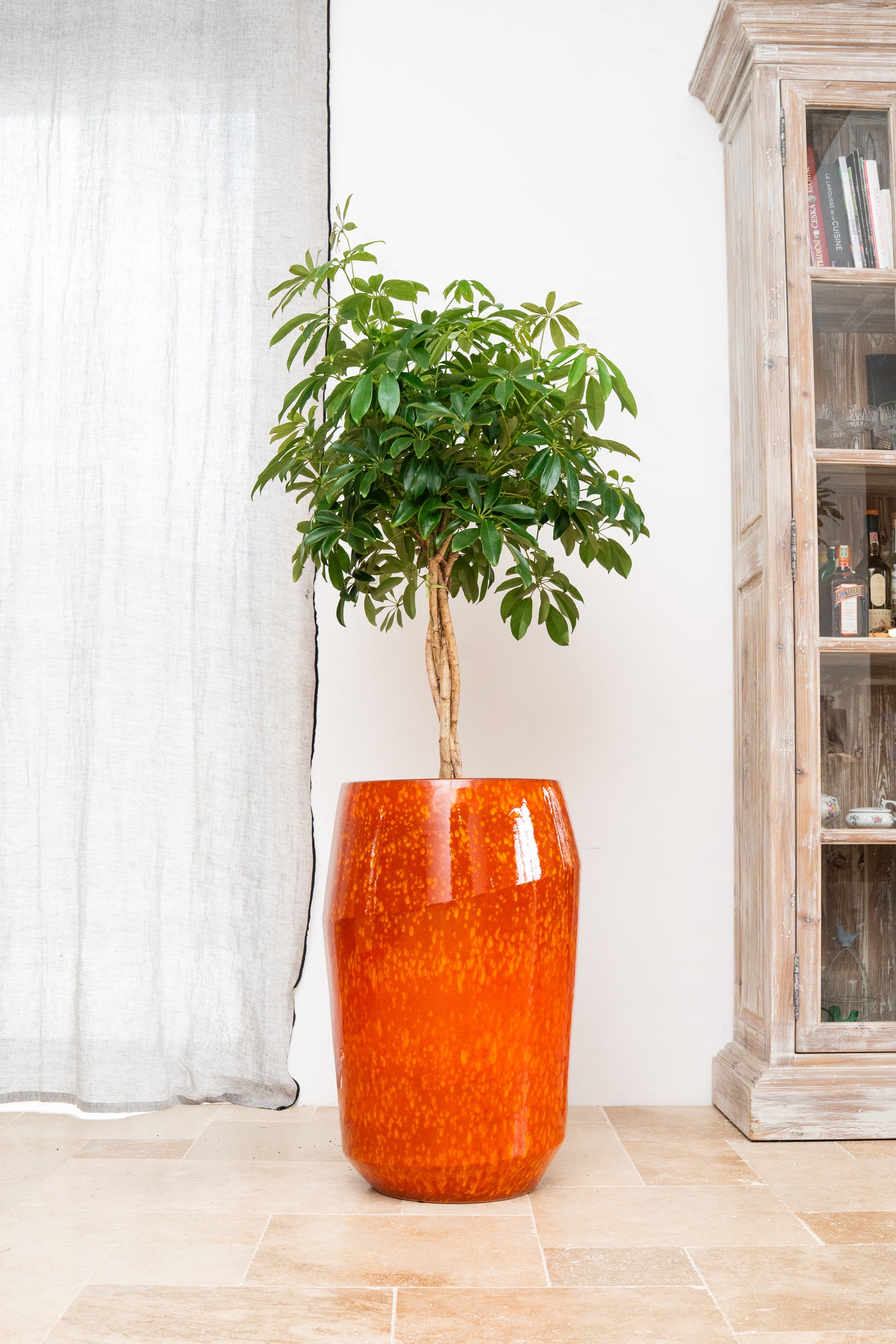 Keramischer Blumentopf Monaco – Orange