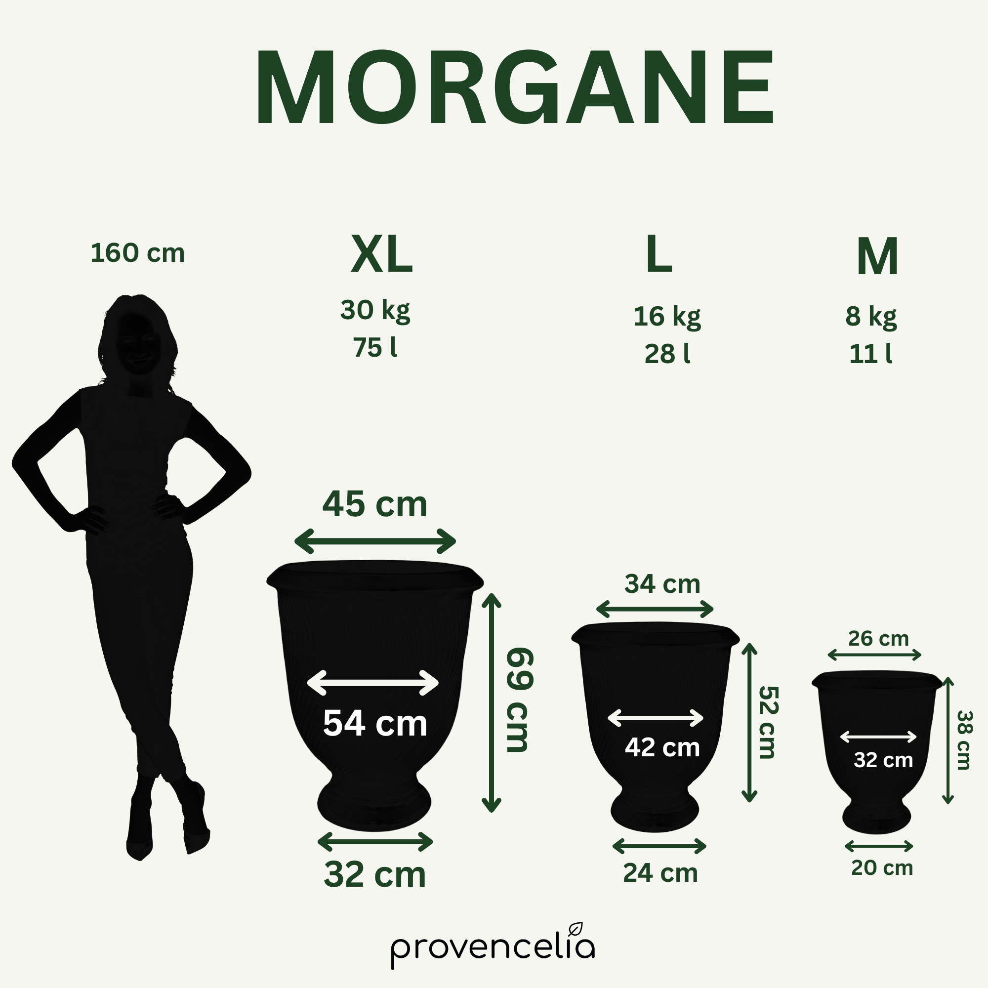 Keramik-Blumentopf Morgane - Herbstorange