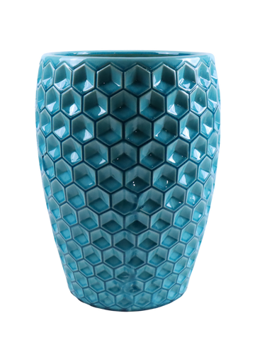 Keramischer Blumentopf Versaille – Hellblau