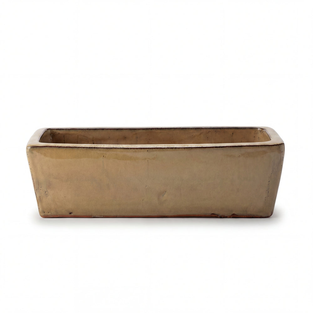 Keramik-Pflanzkasten GIONO - Olivgrün