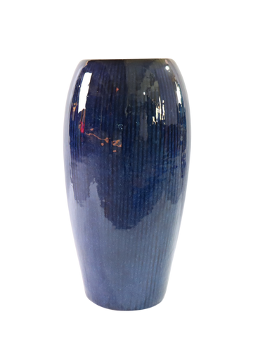 Keramischer Blumentopf Milano – Dunkelblau