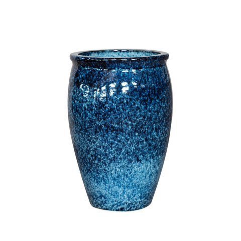 Keramik-Blumentopf BACCHUS - Eisblau
