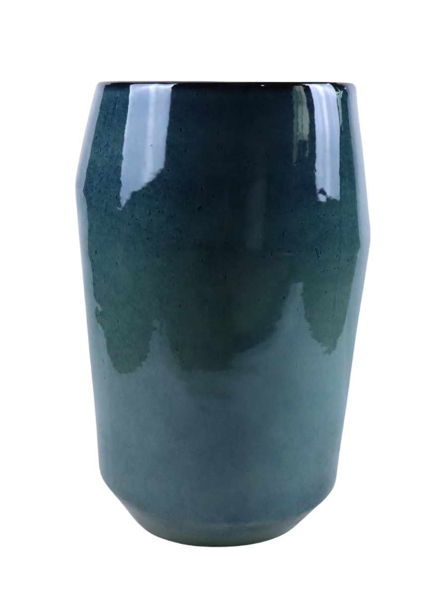 Keramischer Blumentopf Monaco – Hellblau