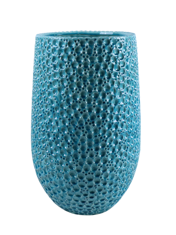 Keramischer Blumentopf Paris – Hellblau
