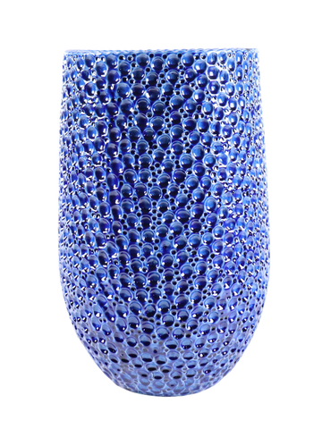Keramik-Blumentopf Paris – Blau